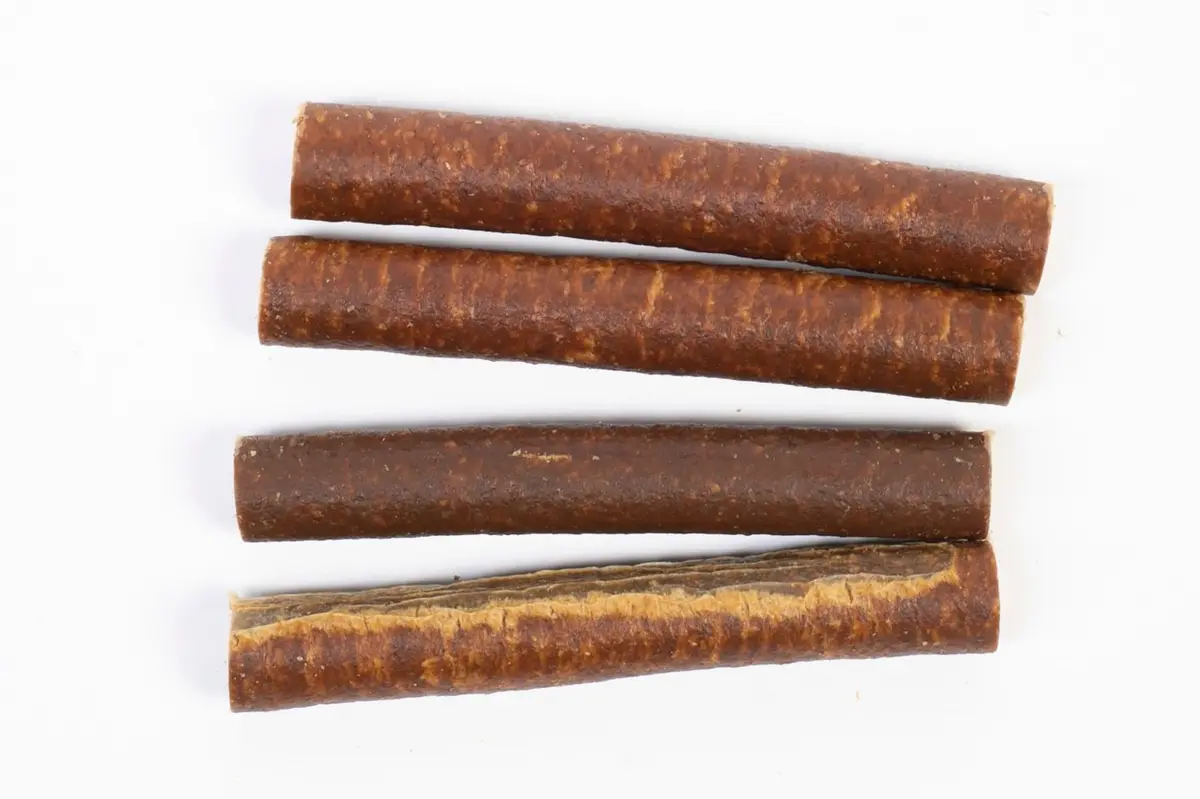 Enten-Fleisch Rolle ca. 13 cm, Ø ca. 2 cm – für Hunde mit Ente, natureDOGproducts
