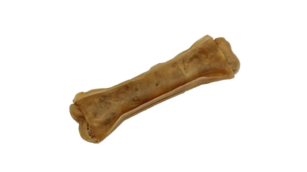 Sensitive - Hirschhaut pur 17 cm (80g) (m. E.) – für Hunde mit Wild, kauhelden