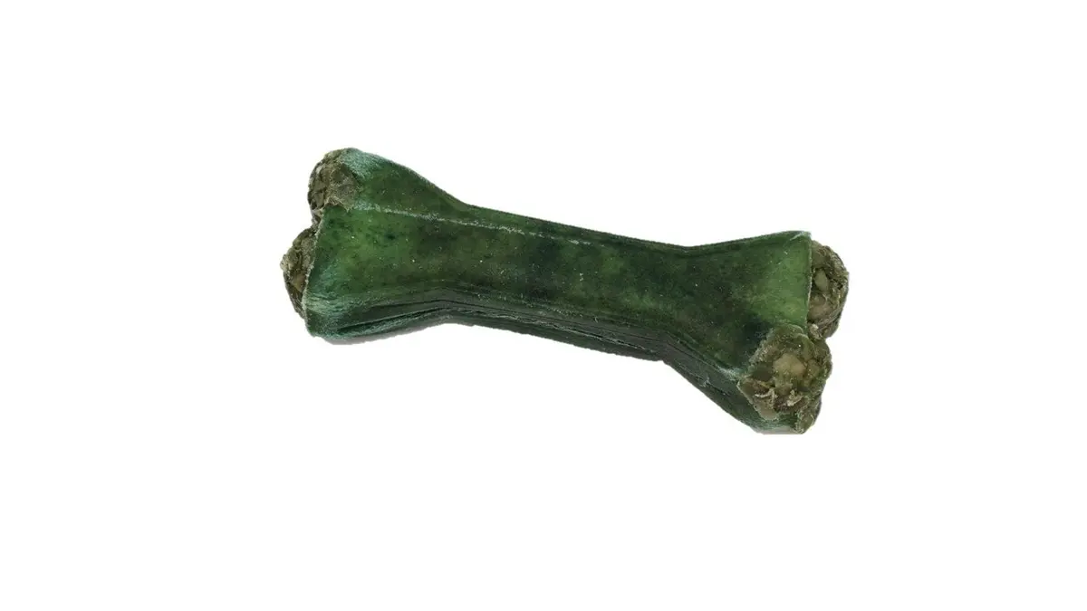 Dental - Rinderhaut mit Mineralien/Salbei 12 cm (55g) (m. E.) – für Hunde mit Rind, kauhelden