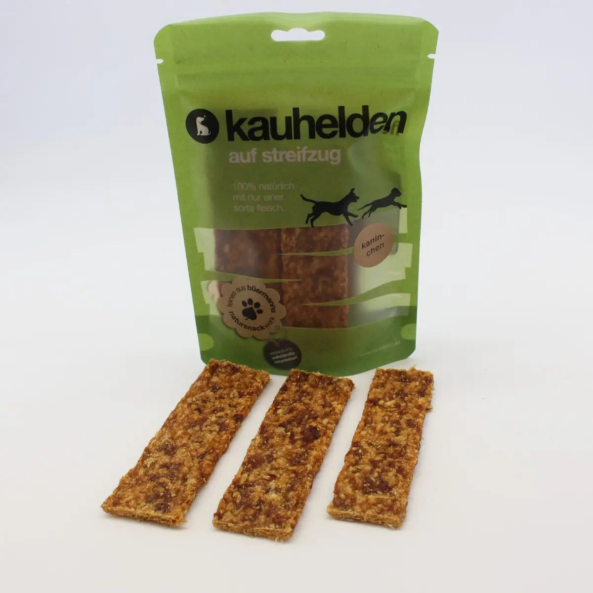 Auf Streifzug Kaninchen (Streifen breit) – für Hunde mit Kaninchen, kauhelden