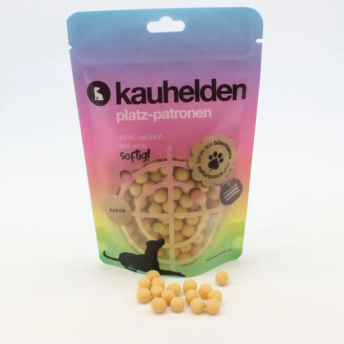 Platz-Patronen Kokos (Soft-Perlen), kauhelden