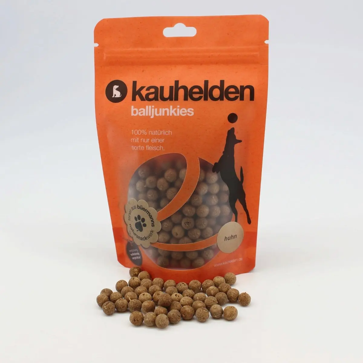 Balljunkies Huhn (Kau-Perlen) – für Hunde mit Huhn, kauhelden