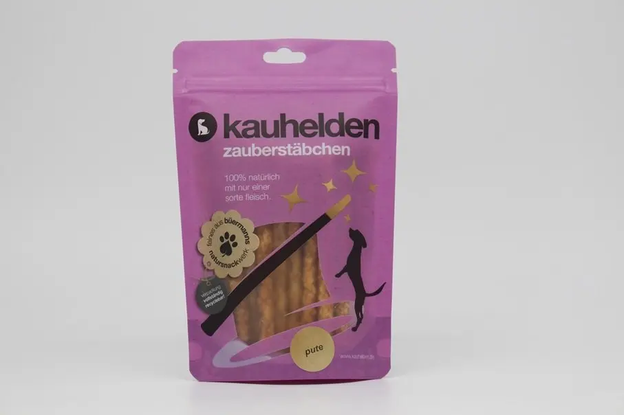 Zauberstäbchen Pute (Fleisch Sticks) – für Hunde mit Pute, kauhelden