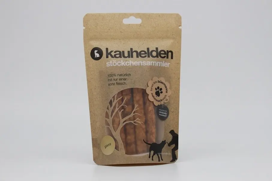 Stöckchensammler Gans (Fleisch Riegel), kauhelden